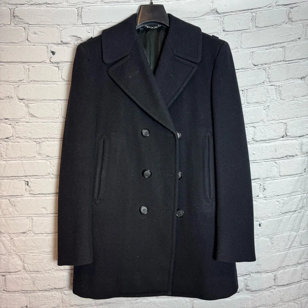 Vintage US Naval Academy Jacob Reed’s Sons Men’s Wool Peacoat 1967